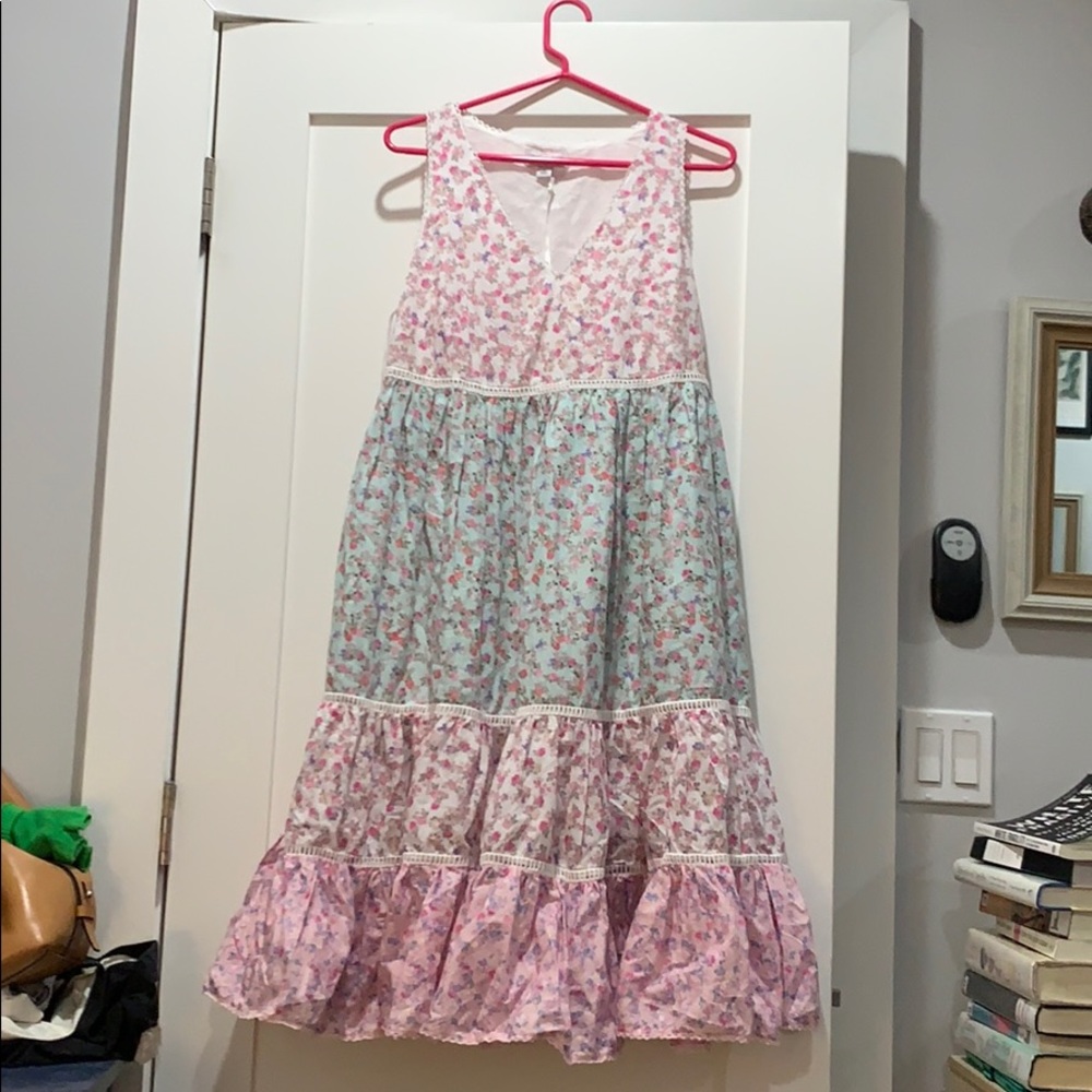 LoveShackFancy x Target Floral Dress with tags on